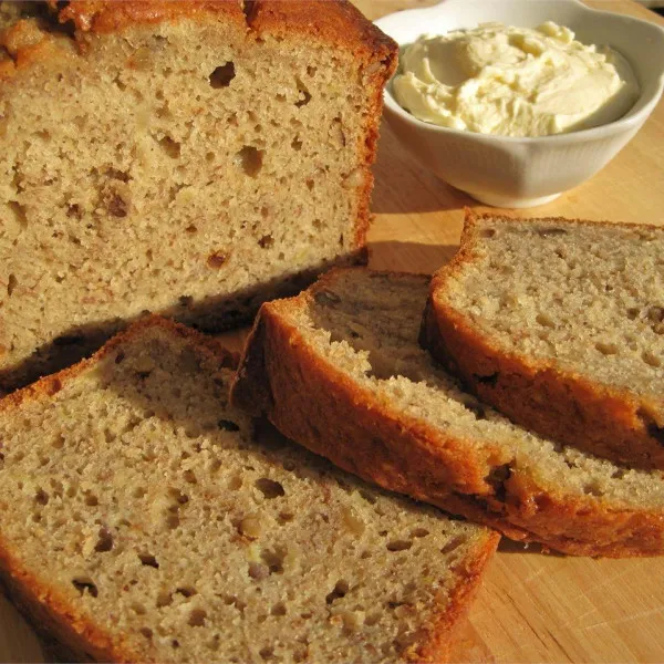 Bananenbrood Met Walnoten I