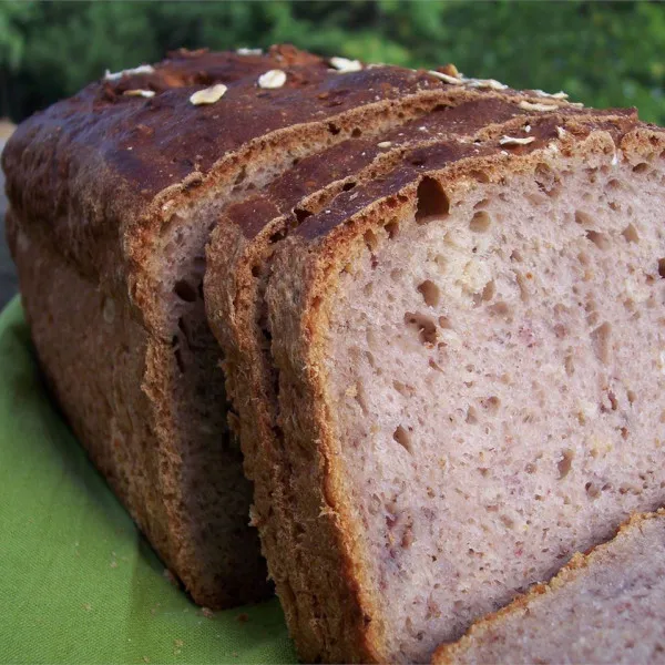 Roomkaasbrood met Havermout en Aardbeien