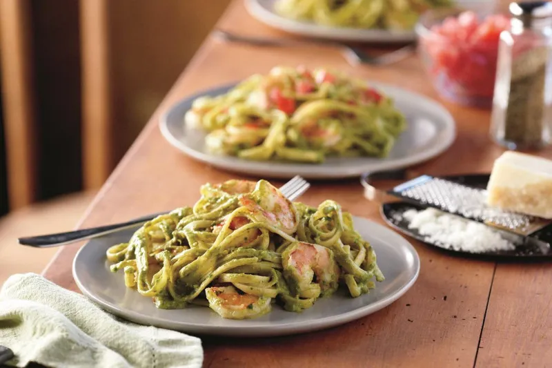 Pasta met Zoete Erwten Pesto