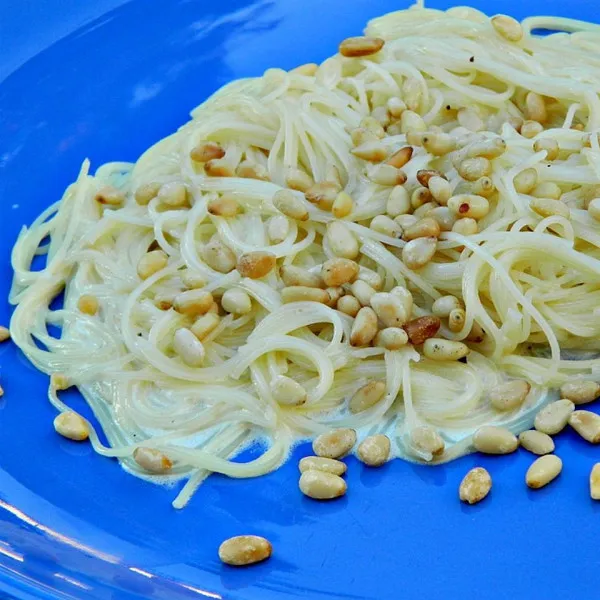 Pasta Cabello De Ángel Met Pignoli