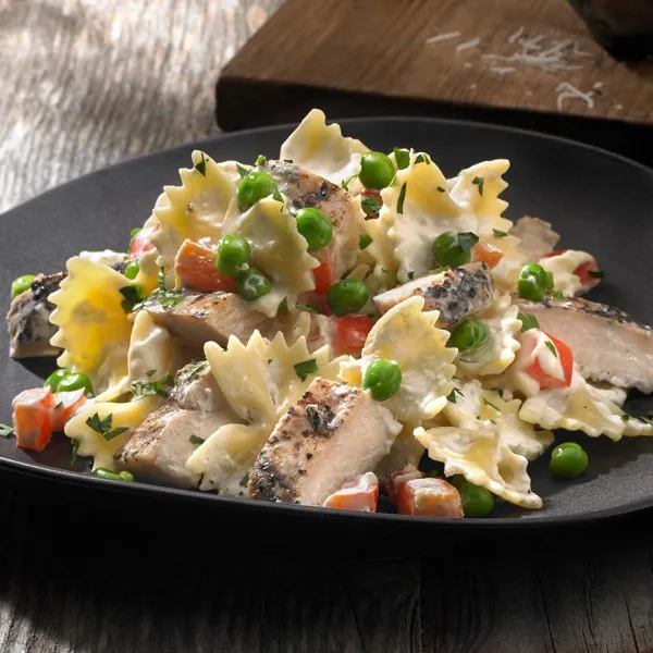 Pasta met Gegrilde Kip en Citroen