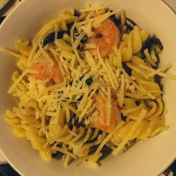 Pasta met Citroenpeper en Garnalen