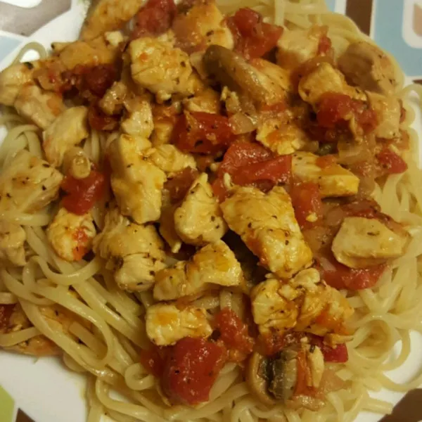 Kip Pasta Met Kruiden