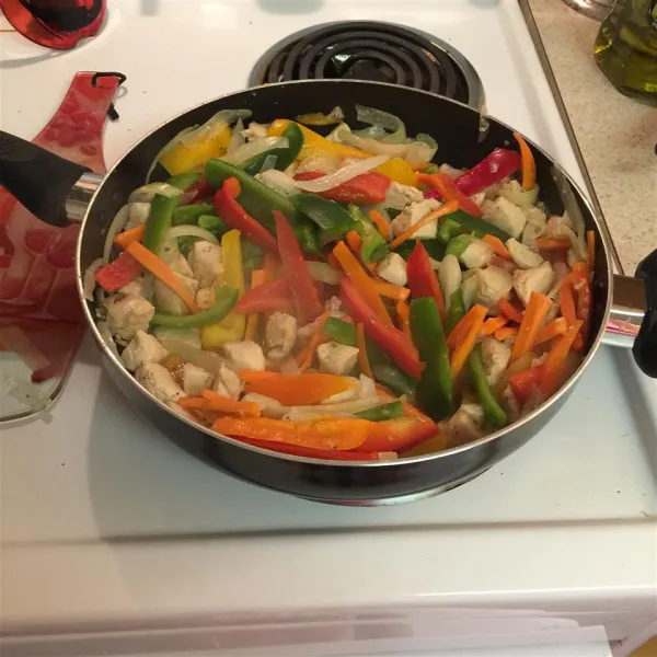 Roerbakpasta met Groenten
