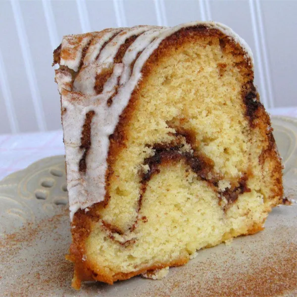 Koffie Bundt Cake Met Kaneel Swirl