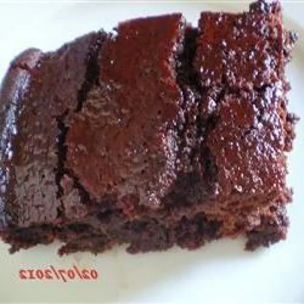 Gekookte Chocolade Delicatesse Taart