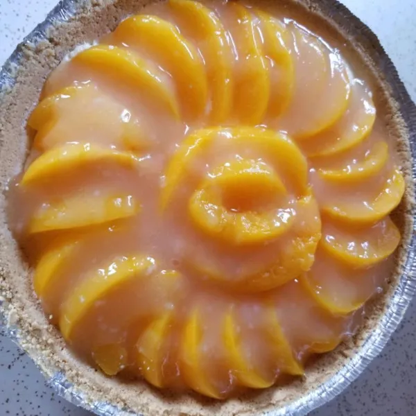 Franse Perziktaart