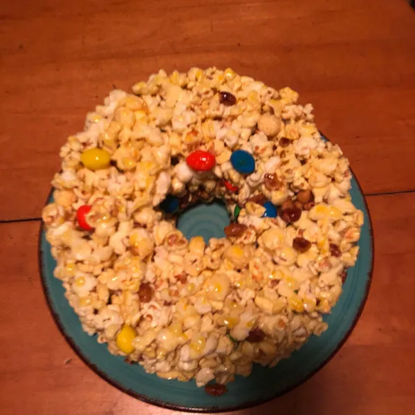 Ongebakken Maïs Popcorn Taart