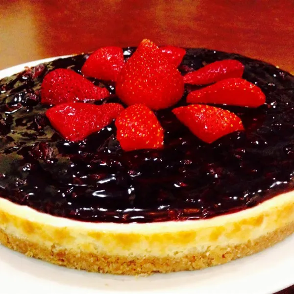 Cheesecake Met Bosbessen
