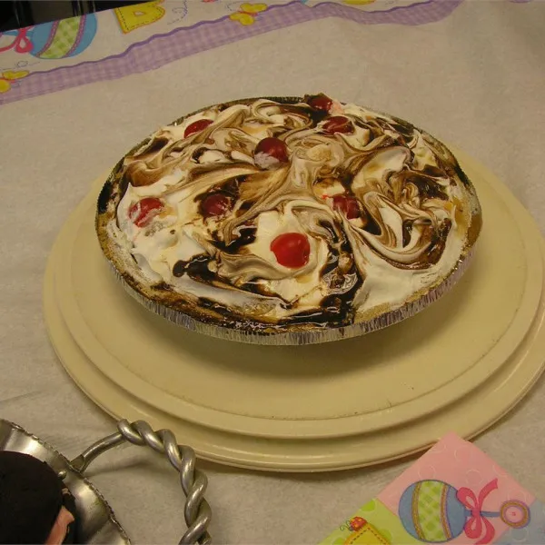Kaastaart Met Bananensplit