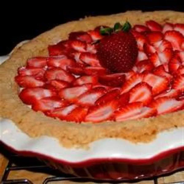 Kaascake Met Aardbeien Van Deni