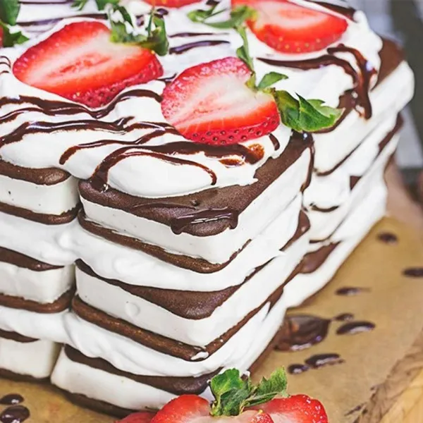 Vanille Sandwichcake Met Kokos Minis