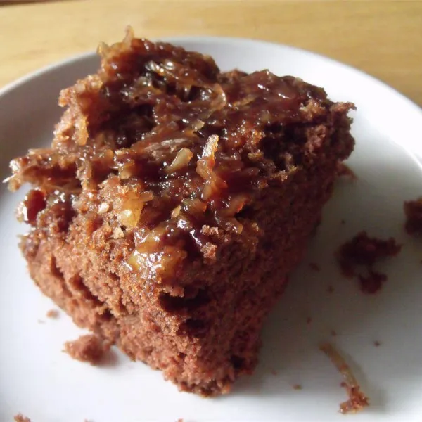 Duitse Omgekeerde Chocoladetaart