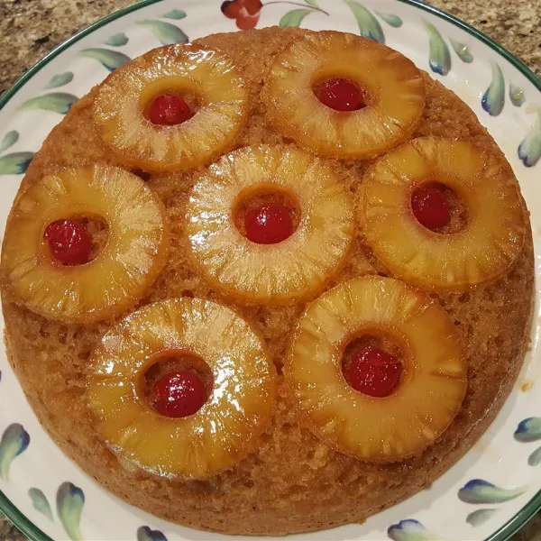 Oude Ananas Omgekeerde Taart