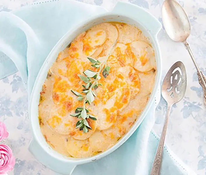 Zoute Gegratineerde Aardappelen