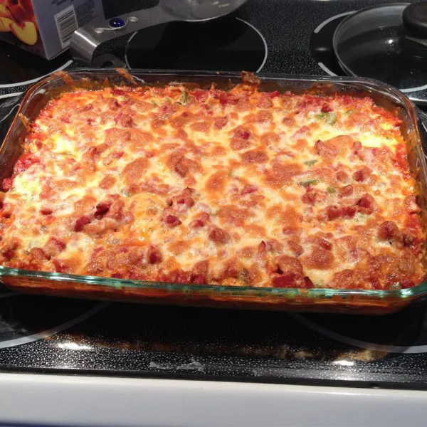 Spaghetti Pizza
