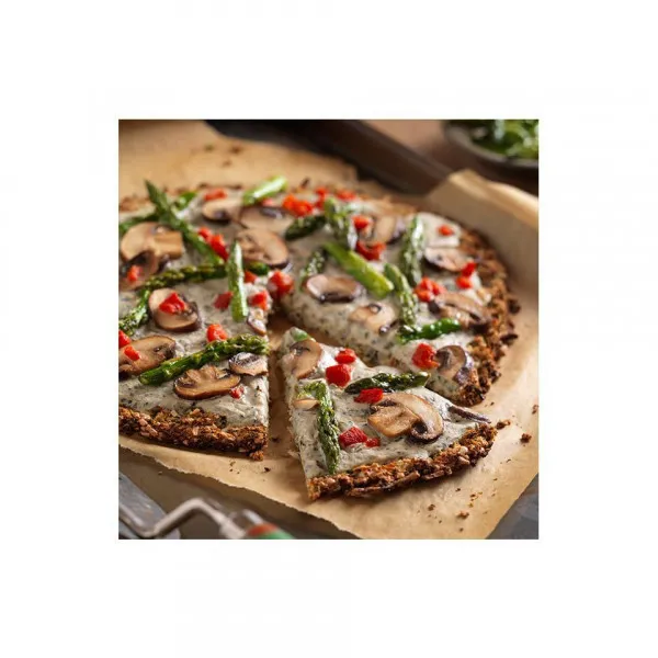 Bloemkoolpizza met Kokosroom en Knoflooksaus