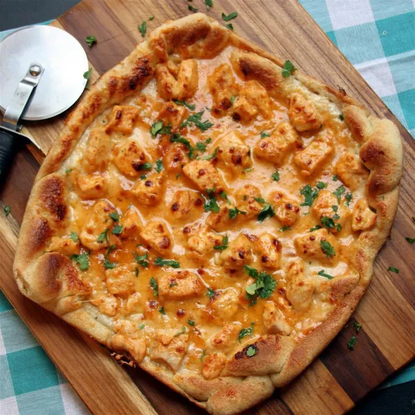 Pizza Met Kip, Honing En Sriracha