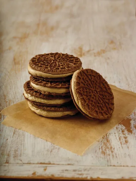 Chocolade en Espresso Pizzelles