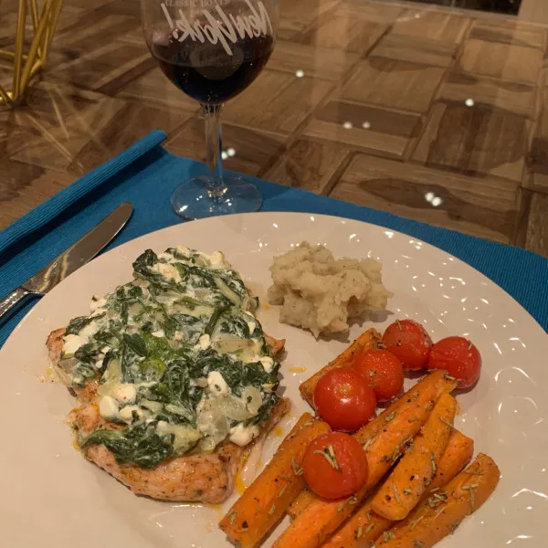 Kip Met Spinazie En Ricotta