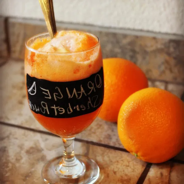Sinaasappel Sorbet Punch