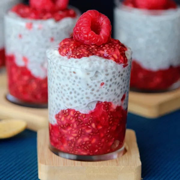 Frambozen Chia Pudding