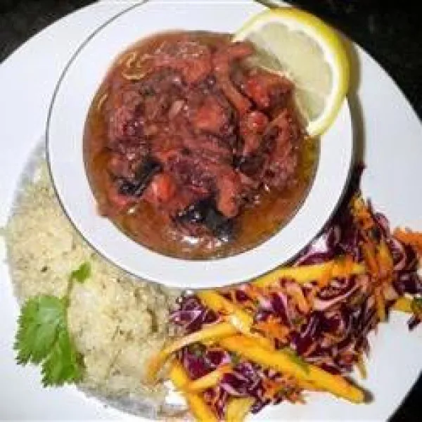 Caribisch Gestoofd Octopus