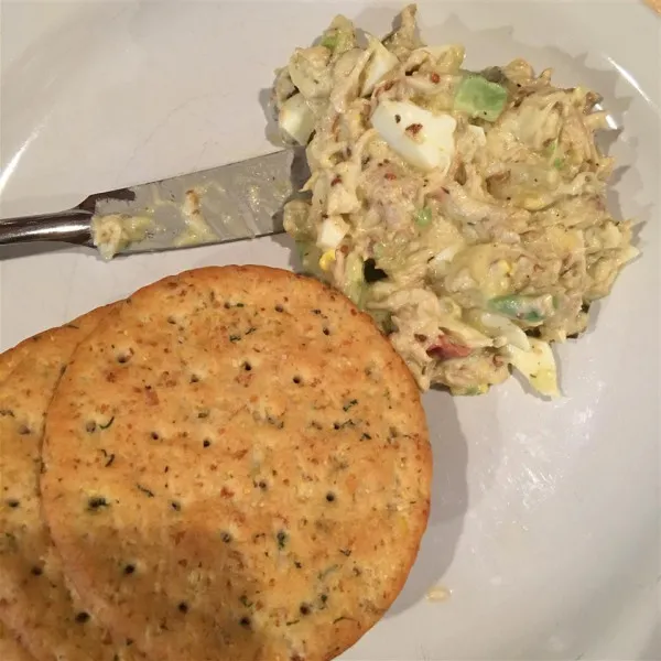 Avocado Puree, Ei en Krab