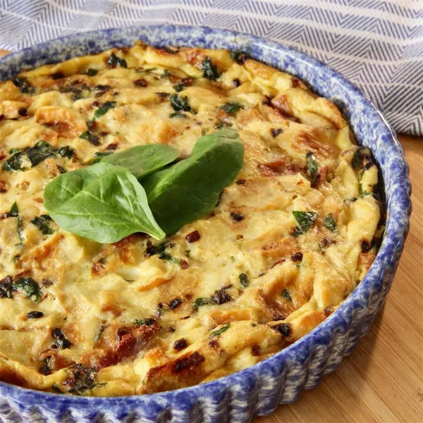 Zoute Croissant Quiche