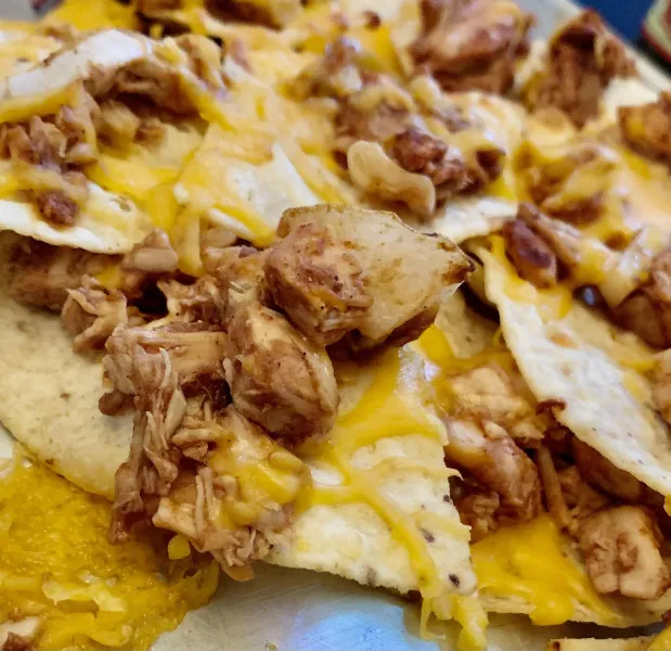 Gelaagde BBQ Kip Nacho Recept