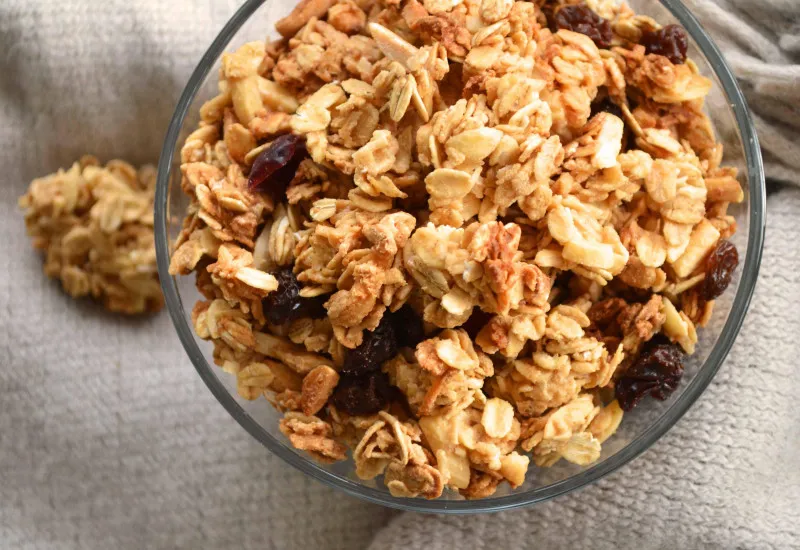 Canadese Vegan Pindakaas Granola Recept