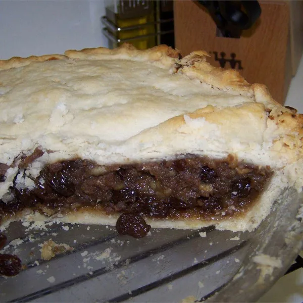 Vulling Van Gehaktpastei Met Blauwe Band