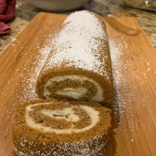 Pompoenrolletje Met Gember En Pecannoten