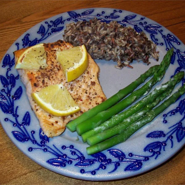 Geroosterde Alaskasalmon met Citrus