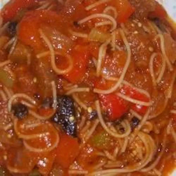 Aubergine Spaghetti Saus