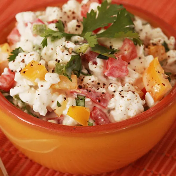 Salsa Fresca Met Cottage Cheese