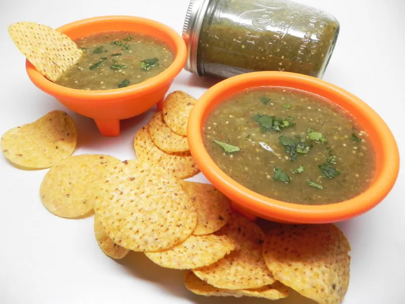 Salsa Verde Van Groene Tomaten Van Layla