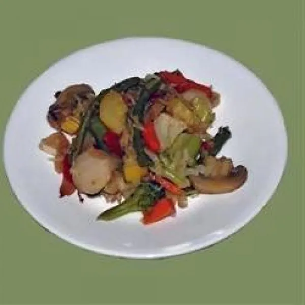 Roerbak Van Kool En Asperges