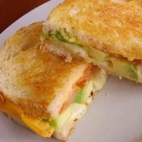 Gegrilde Kaas Sandwich Voor Volwassenen