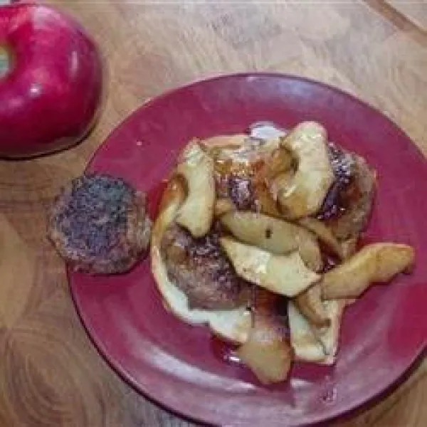 Worst Sandwich Met Gebakken Appelschijfjes