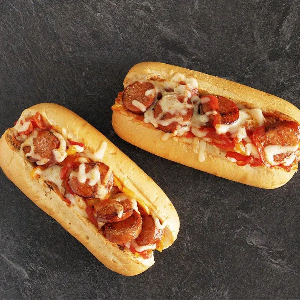 Italiaans Gerookte Worst Sandwich