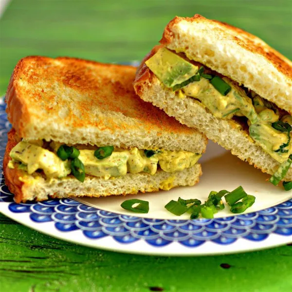 Avocado-eiersalade Sandwiches