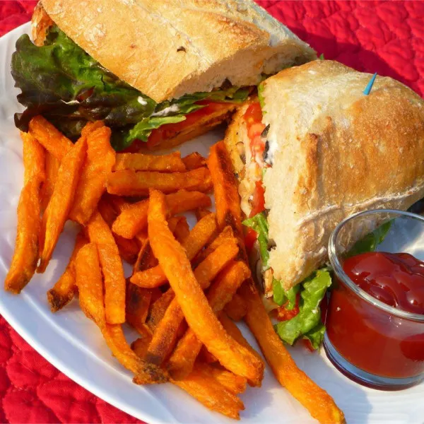 Kalkoen- en Provolone-sandwiches