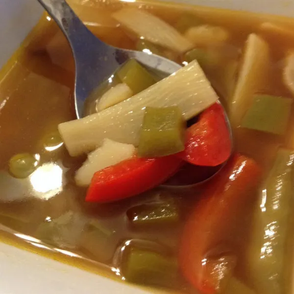 Zoetzure Soep Met Tofu