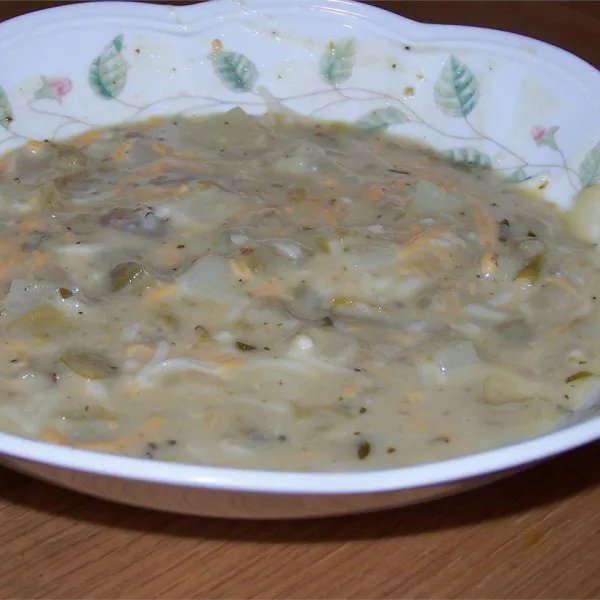 Groene Chili Crèmesoep