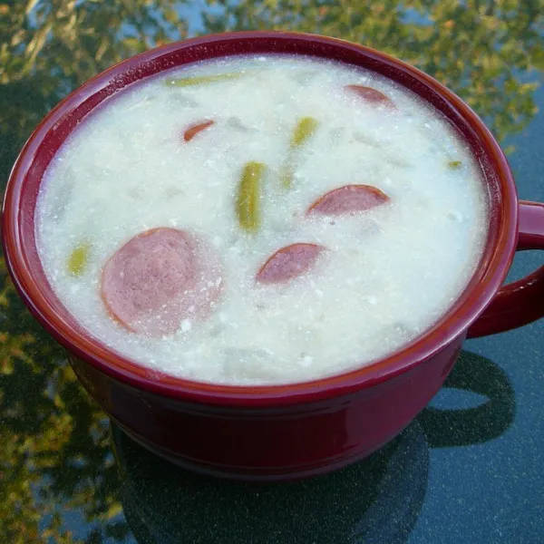 Romige Groene Bonensoep