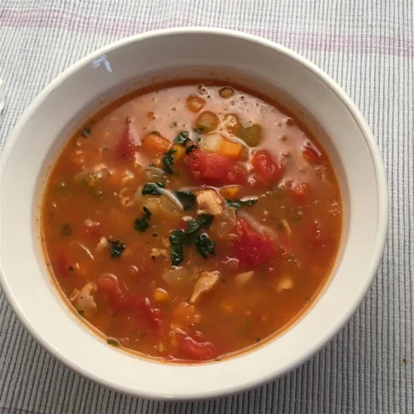 Snelle Manhattan Clam Chowder