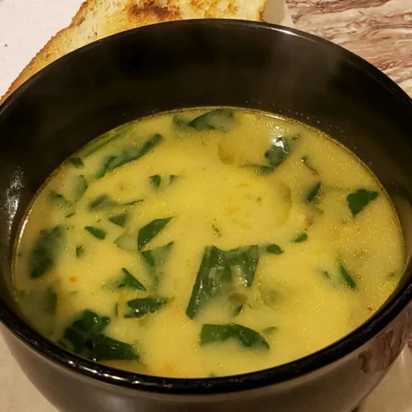 Kokossoep met Prei en Curry