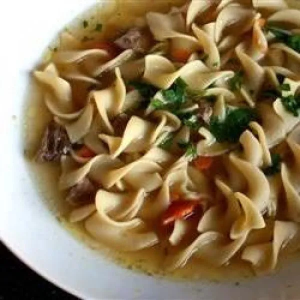 Noodle Soep Met Vlees