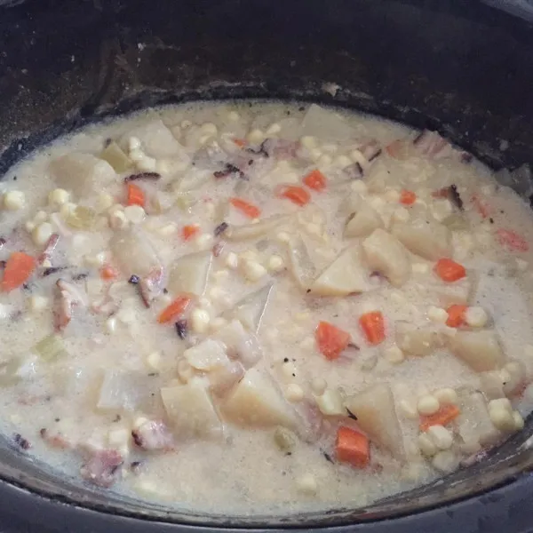 Maïs- en Aardappelsoep
